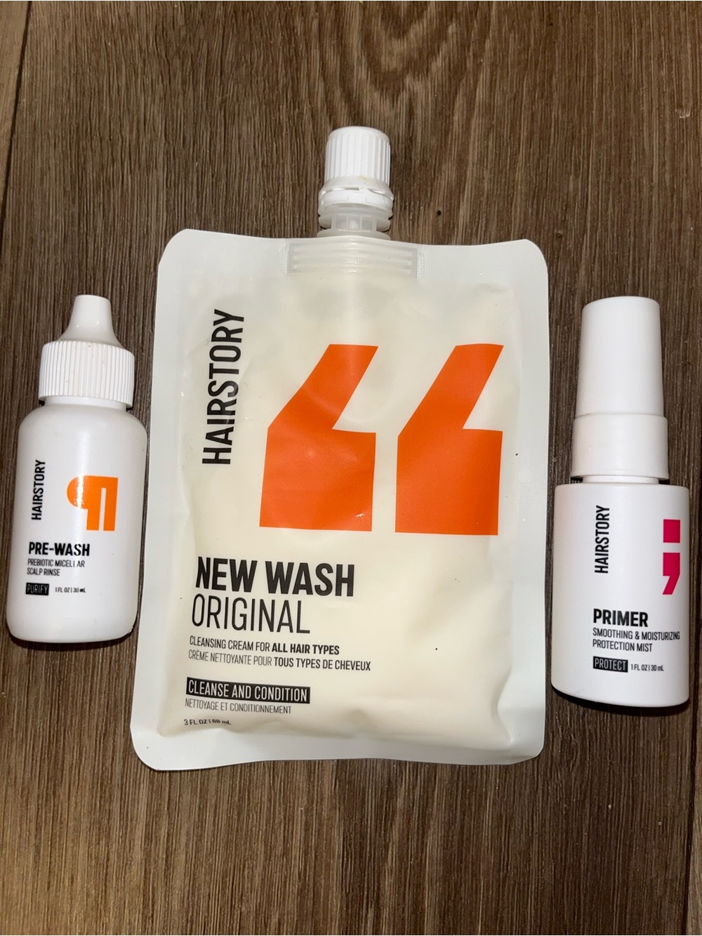 Hairstory New Wash Original Hair Cleansing Cream, Primer & Pre-Wash. Travel Size